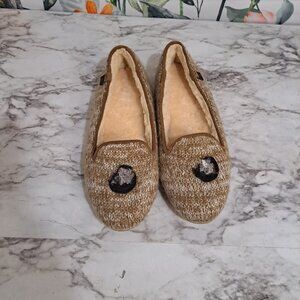 Bearpaw Shae Slipper WOMEN Size 8 Cozy Faux‎ Fur Warm Winter Knit  new